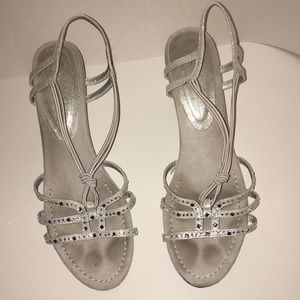 Silver heels